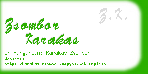 zsombor karakas business card